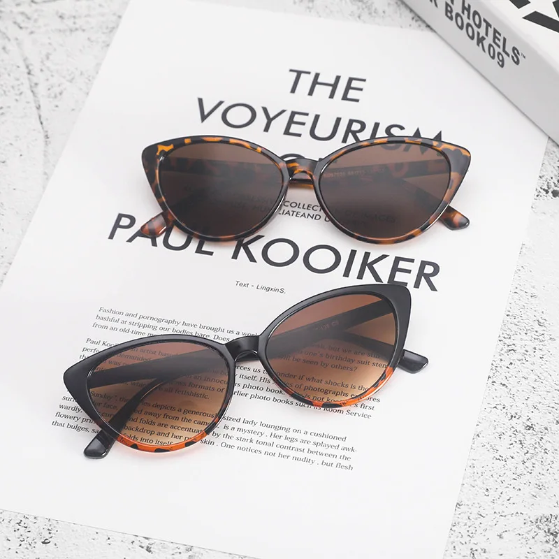 Zonnebril Dames Sunglasses Vintage Brand Designer Cat eye shaped Fashion Oculos Gafas de sol Beach Travel Gift N444 | Аксессуары для