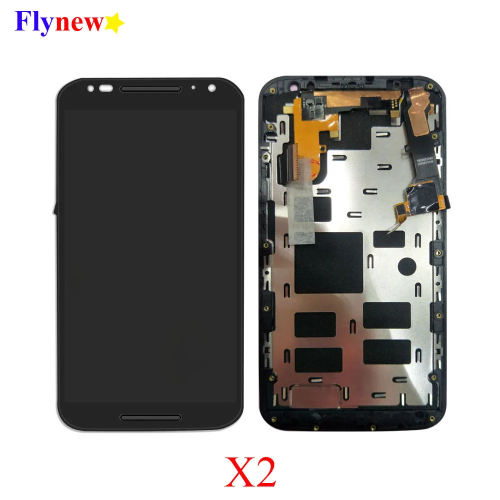 100% протестированный ЖК-дисплей для Motorola Moto X2 сенсорный экран дигитайзер в сборе X