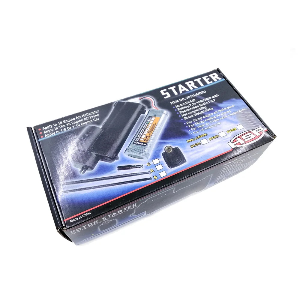 

HSP Electric Handheld Power Starter Drill Plate For Vertex 16 18 21 25 SH 28 Nitro Engine Parts Rotor RC Car Plug Iginter F