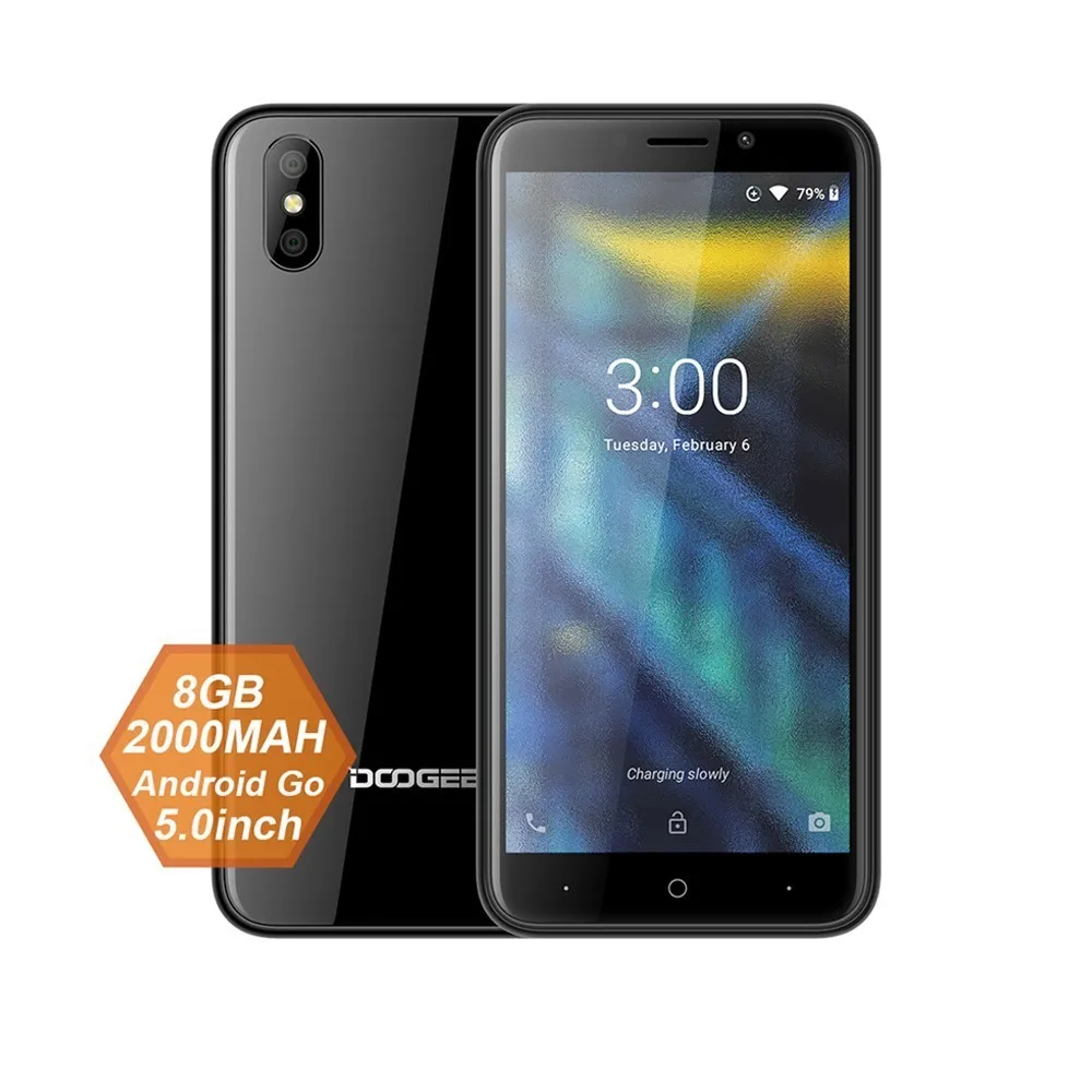 DOOGEE X50 смартфон с четырёхъядерным процессором MTK6580M ОЗУ 1 ГБ ПЗУ 8 Android GO две камеры