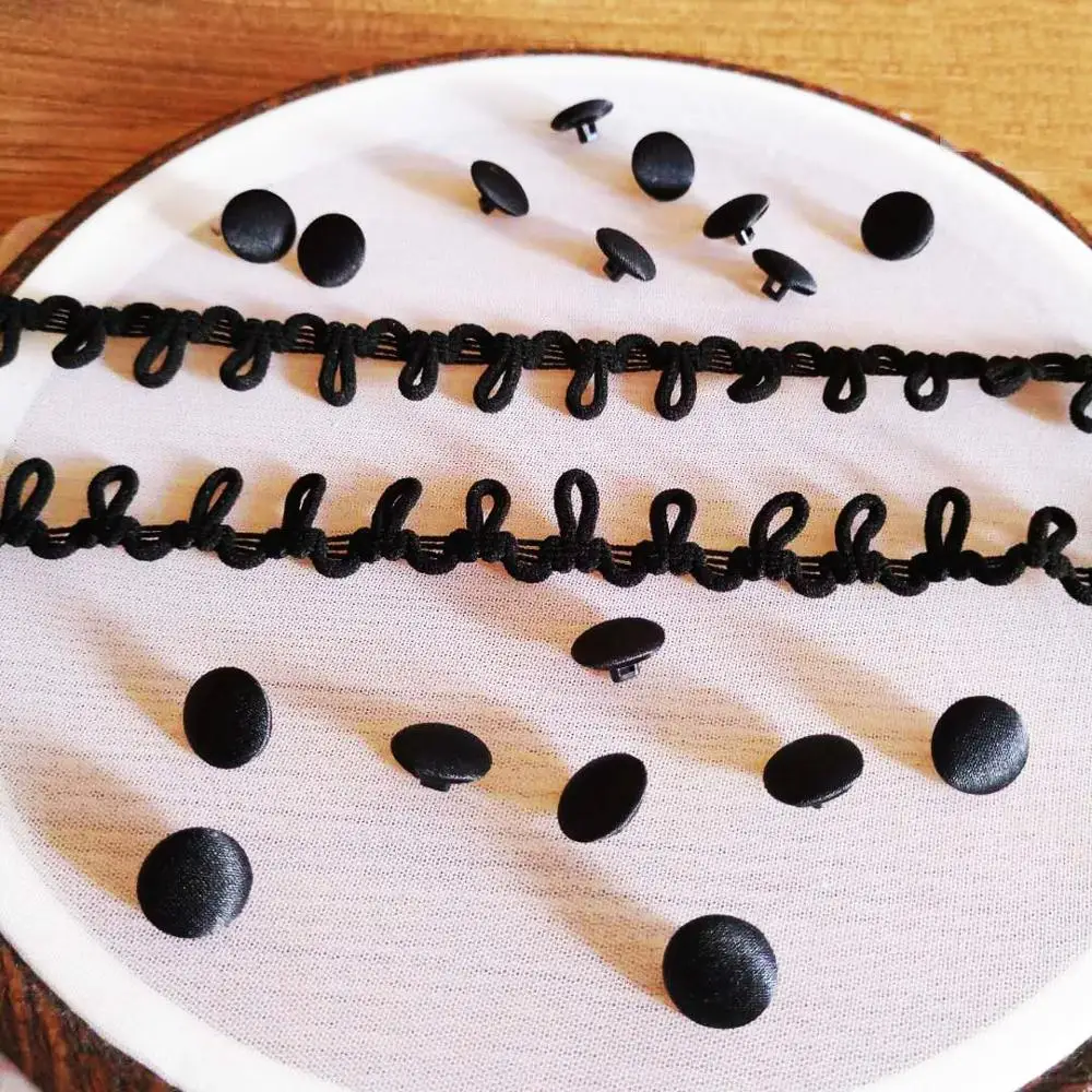 50 шт./лот разноцветная атласная ткань пуговицы свадебное платье пальто рубашка