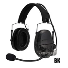 Усилитель, тактическая связь, модернизированные многорежимные наушники для шлема с шумоподавлением для стрельбы, охоты, страйкбола BK