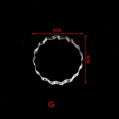 G. 5x5cm Circular Акриловый блок для прозрачного штампа, необходимые инструменты для штамповки для скрапбукинга, рукоделия, штампы для изготовления прозрачных уплотнительных ручек, блоки - Цвет: G. 5x5cm Circular