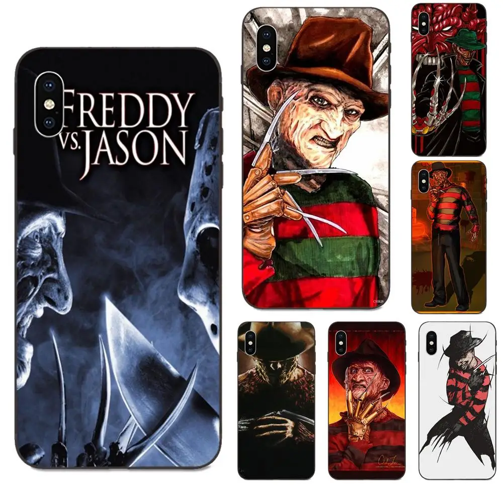 Мягкие сумки из ТПУ чехлы Horor Movie Freddy Krueger для Apple iPhone 4 4S 5 5S SE 6 6S 7 8 11 Plus X XS Max XR Pro |