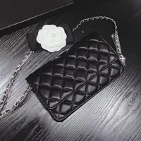 luxury brand woc fashion simple small square bag womens designer high quality real leather chain mobile phone shoulder handba