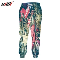 ujwi 2020 autumn fashion mens trend jogging pants 3d playing christmas men women new hip hop elastic casual pants hot