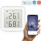 Датчик температуры и влажности Tuya Wi-Fi, комнатный гигрометр, термометр с поддержкой Alexa Google Home Smart Life