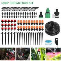 15m diy drip irrigation system automatic watering irrigation system kit garden hose micro drip watering kits adjustable dripper