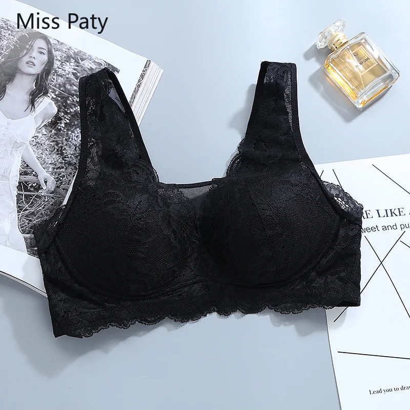 Новинка сексуальное кружевное нижнее белье с вышивкой бюстгальтер большого