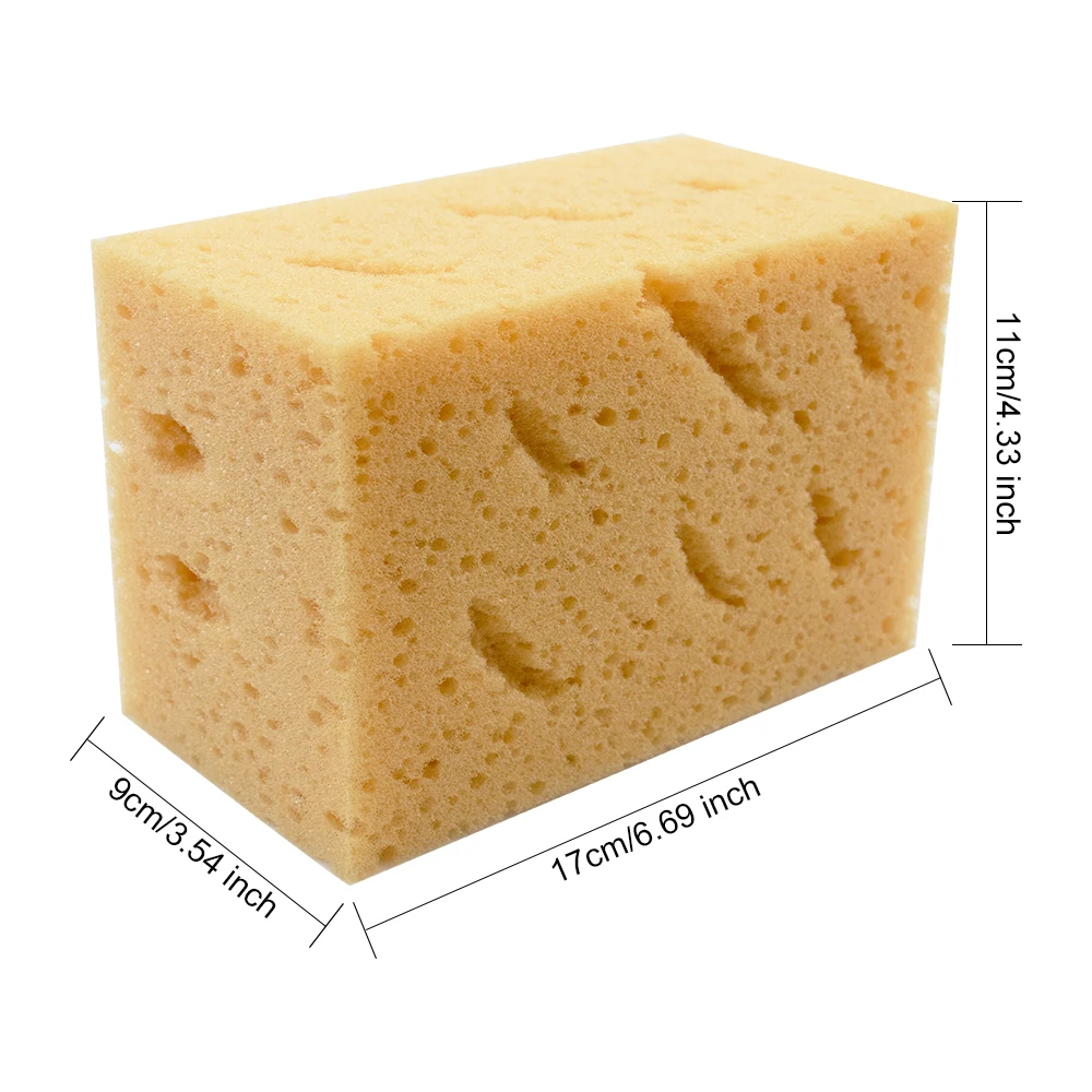 

1PC Coral Car Washer Sponge Washing Cleaning Sponge Block Honeycomb Car Cleaning Cloth Wash Tools Absorbent Car Organizer
