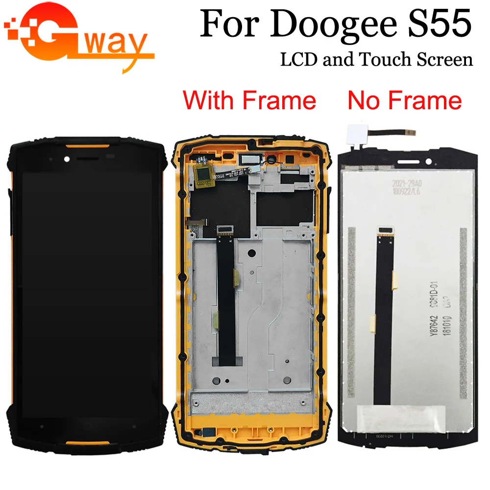 5 &quotДля Doogee S55 ЖК дисплей Дисплей кодирующий преобразователь сенсорного экрана в