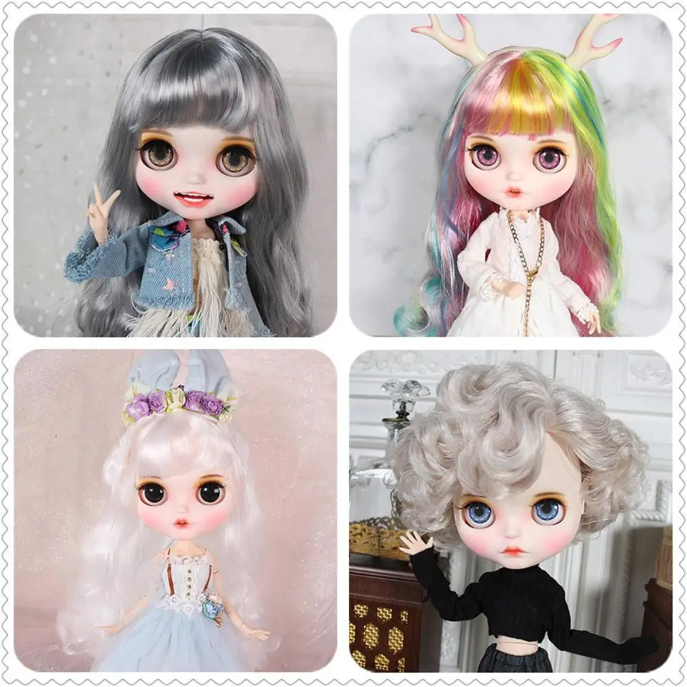 Ледяной обнаженный Blyth кукла белая кожа резные губы матовые индивидуальные лицо соединение тела девушка игрушка подарок