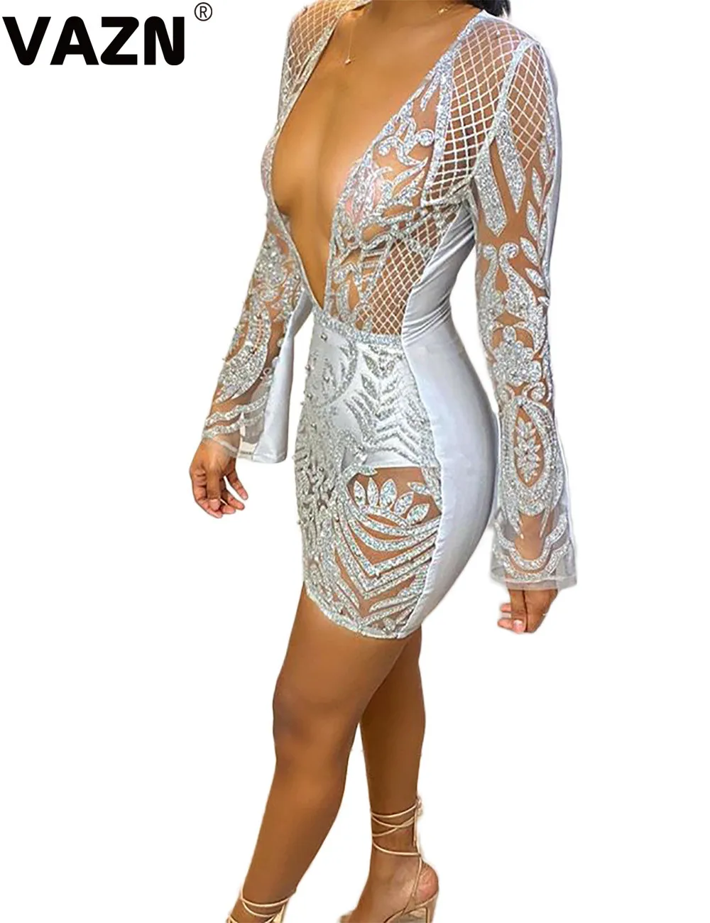 VAZN новинка расшитое блестками необычное милое сексуальное для ночного клуба