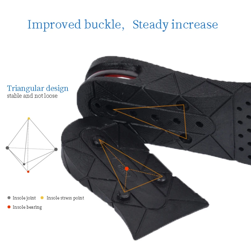 Увеличивающие рост стельки для мужчин и женщин невидимая Спортивная дышащая подушка на 3 7 см увеличивающие