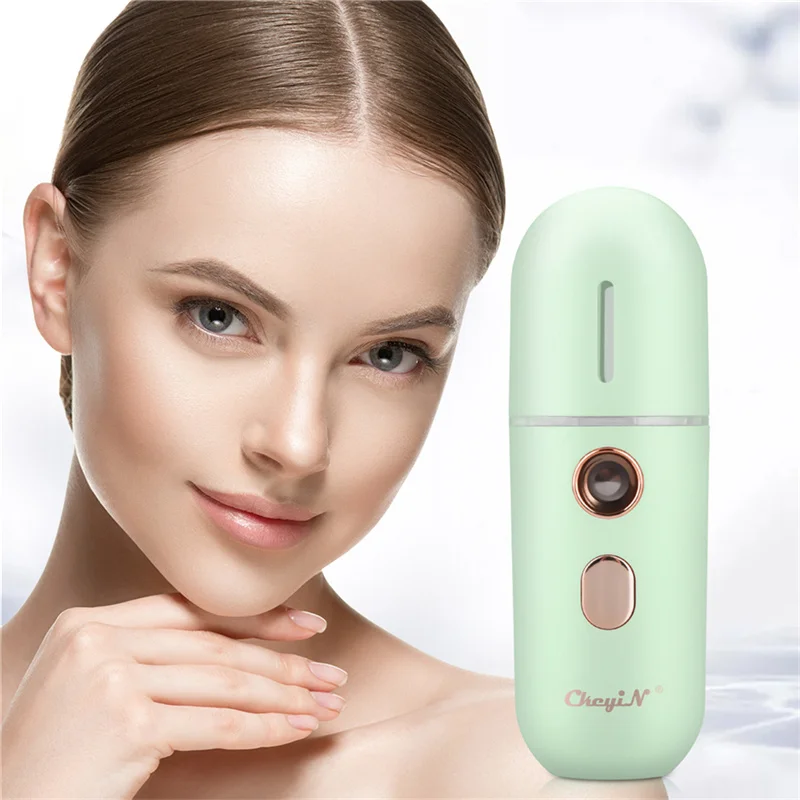 

Nebulizer Mini Nano Mist Sprayer Faical Steamer Face Humidifier Hydrating Anti-aging Wrinkle Women Beauty Skin Care