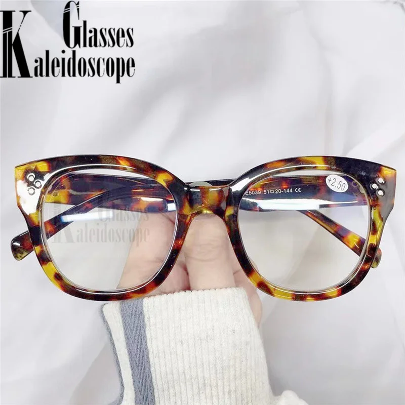 +1.0 1.5 To +4 Reading Glasses Women Men Anti Blue Light Presbyopia Eyeglasses Oversized Computer Prescription Hyperopia Eyewear |