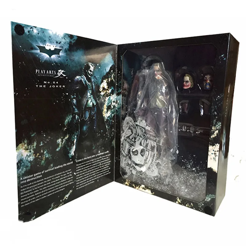 

27 см NECA SHF Темный рыцарь клоун хит Ледер Джокер в коробке ручная модель 12 дюймов Мужская экшн-кукла фигурки мини-фигурки игрушки модель