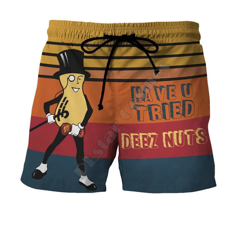 

PLstar Cosmos Summer Casual Shorts Have You Tried Nuts 3D Printed Trousers For Women Men Shorts Comfortable breathable