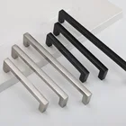 Ручки для шкафа, кухонные дверные ручки, ручки для ящиков, дверные ручки из алюминиевого сплава для шкафа, матовая фурнитура в современном стиле