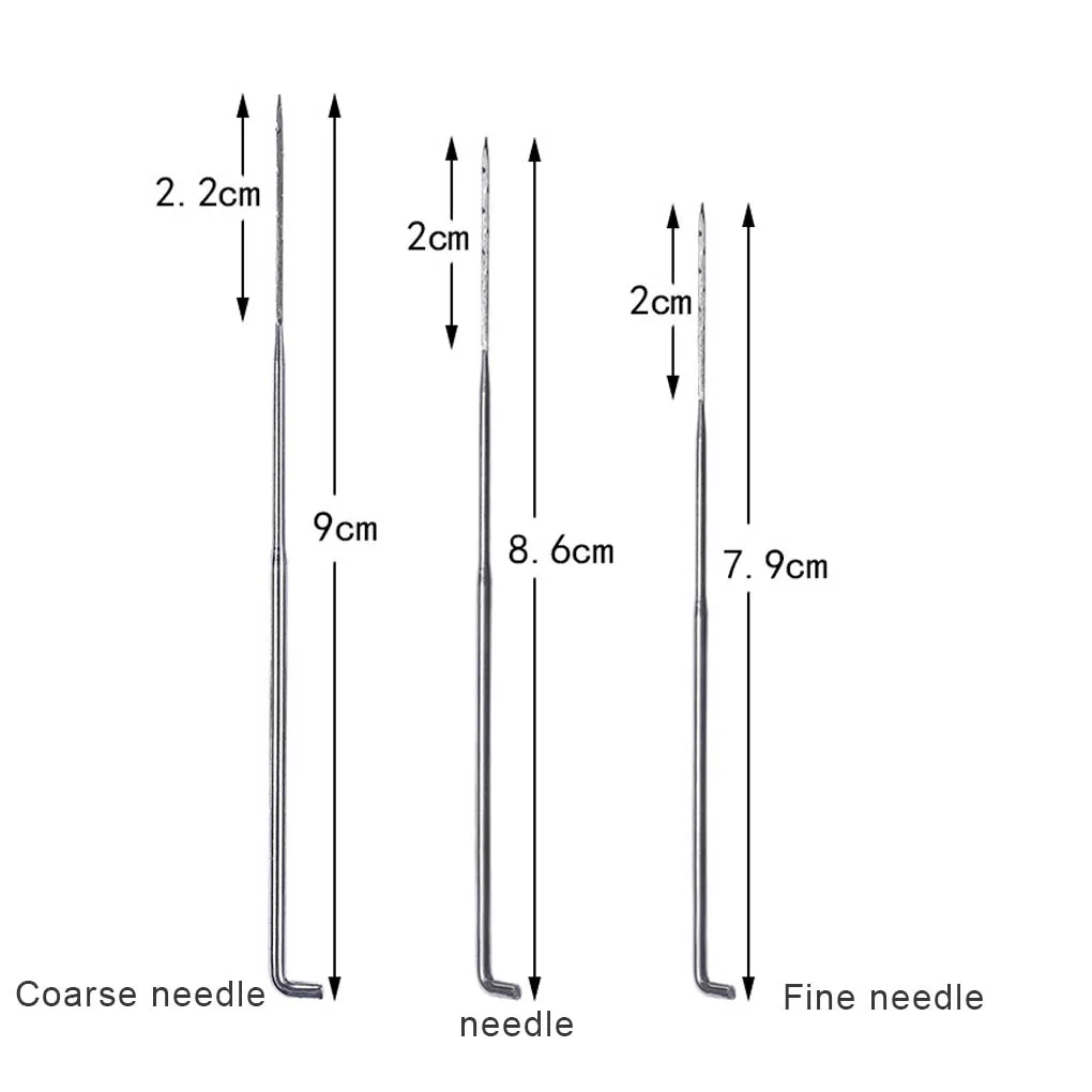 30 шт. 3 размера иглы для валяния шерстяные войлочные набор сделай сам инструменты
