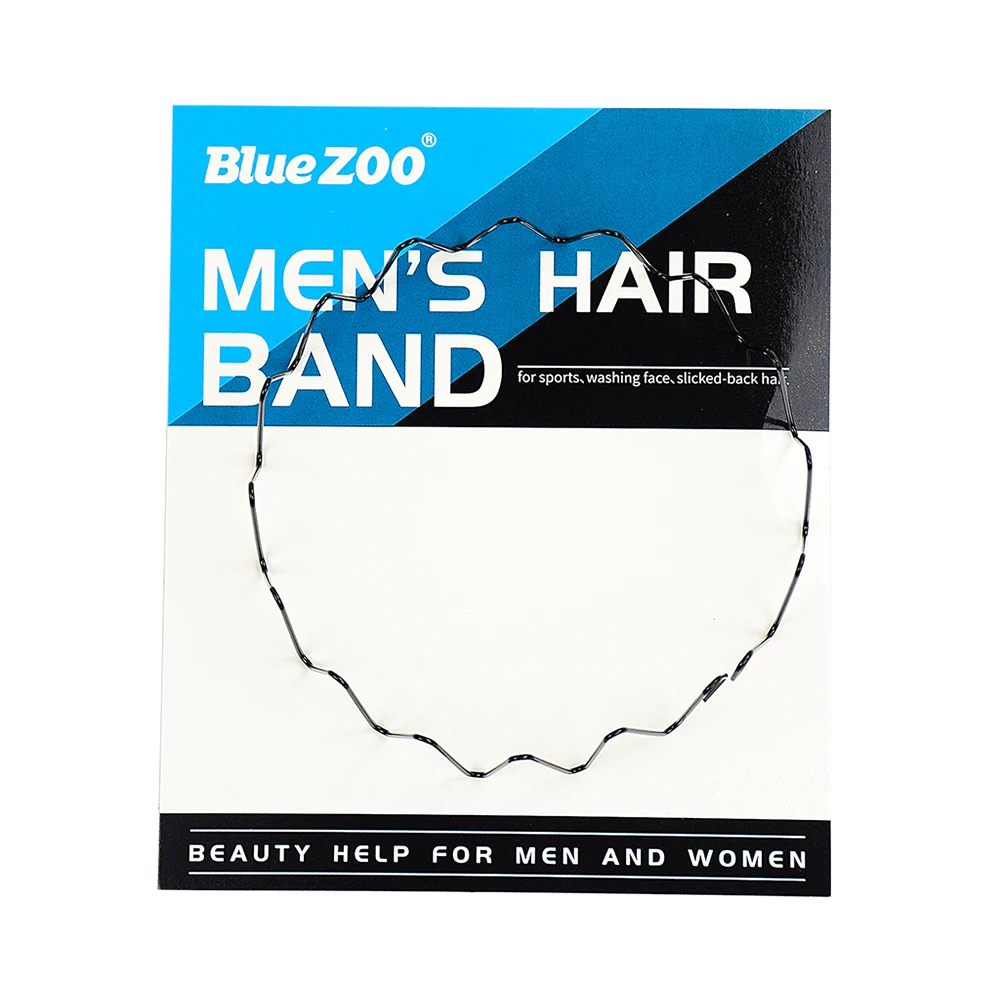 Повязка для волос унисекс с голубым зоопарком спортивная повязка головные уборы