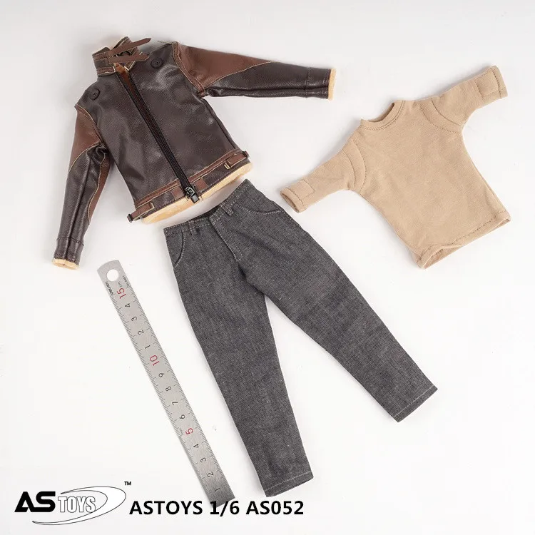 1/6 мужской комплект одежды Росомаха Коннор ратхохаке: тон кожаный костюм джинсы