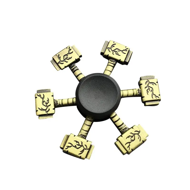 Бронзовое снаряжение ручной Спиннер фиджет для пальцев молот Тора Эйфелева