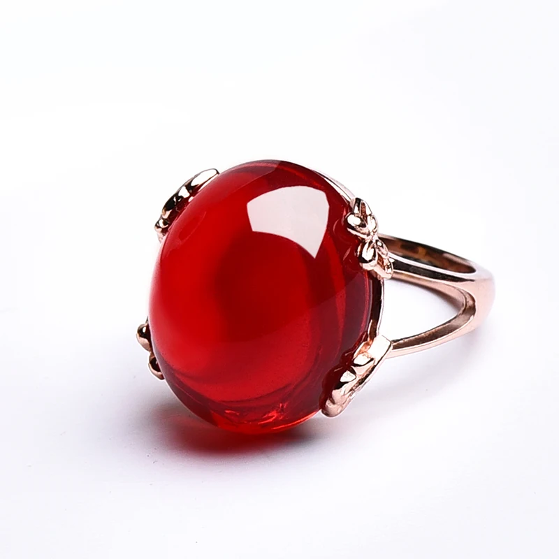 Дизайнерское Янтарное Кольцо женское регулируемое кольцо с куриным маслом и