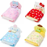 new mini bed bunny rabbit cat dog cartoon plush girls kids stuffed toys for children gifts