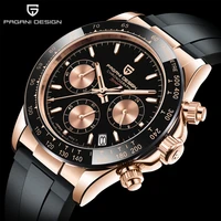 2021 new pagani design mens quartz watches automatic date luxury gold wristwatch men waterproof chronograph japan vk63 clock man