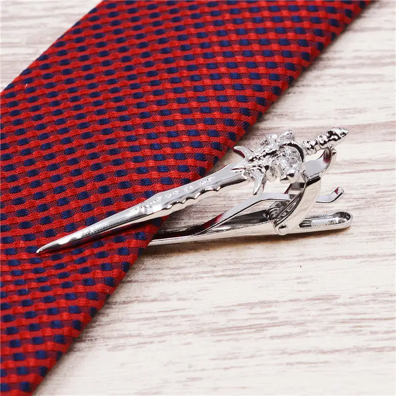 Лидер продаж Для мужчин меч галстук зажимы для галстуков булавки Детский