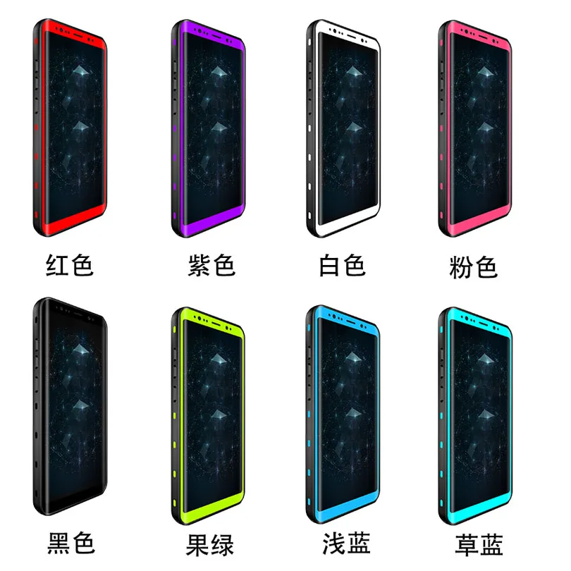 

For Samsung Galaxy Note 10 Note 8 Note9 Case Original Dot Series IP68 Waterproof Diving Underwater PC + TPU Armor Cover SN84