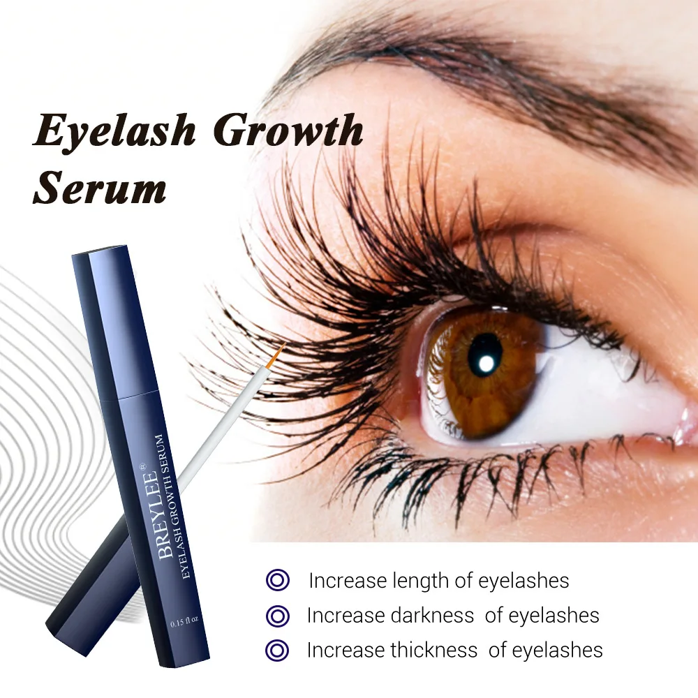 

BREYLEE New Original Rise of Eyebrow Growth Serum Long and Thick Cosmetics Suit Makeup 4.5ml