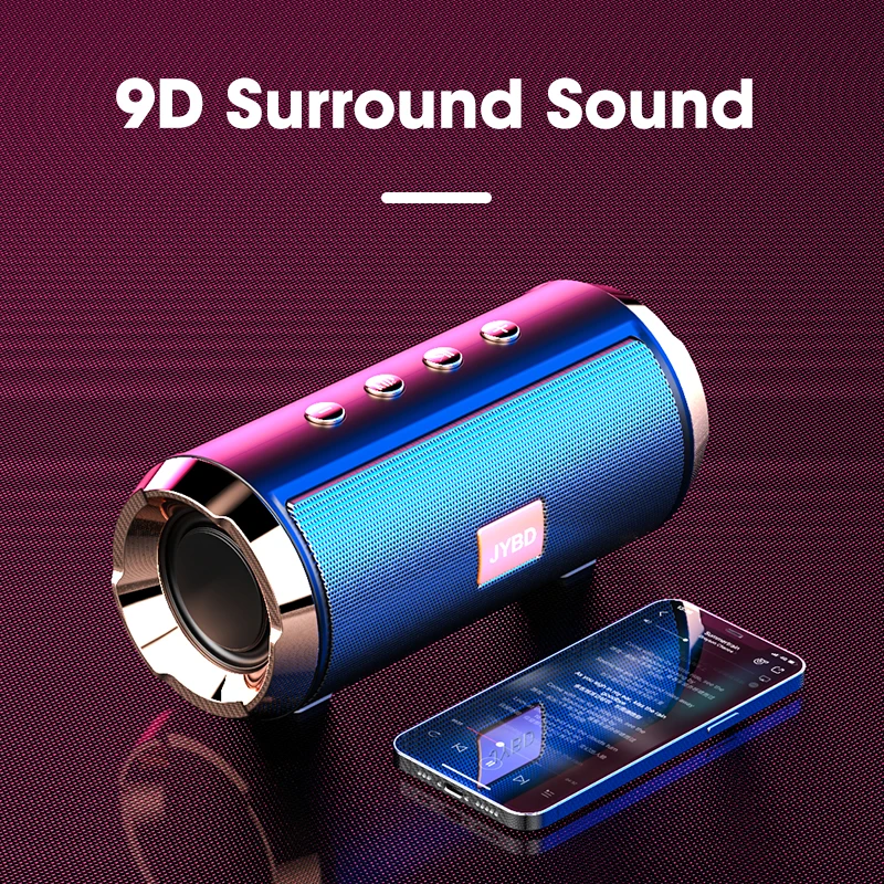 Портативная Bluetooth-Колонка s 9D водонепроницаемая IPX7 колонка с объемным