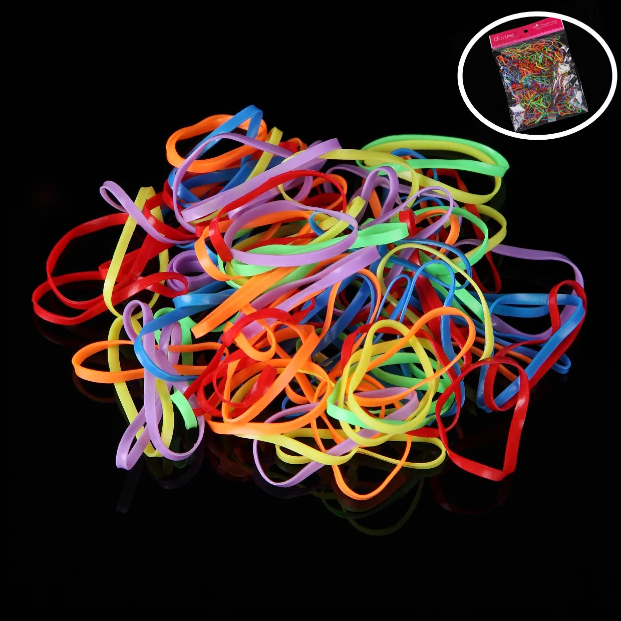 600 шт./упак. Красочные эластичные резинки для волос держатели детей и взрослых ТПУ