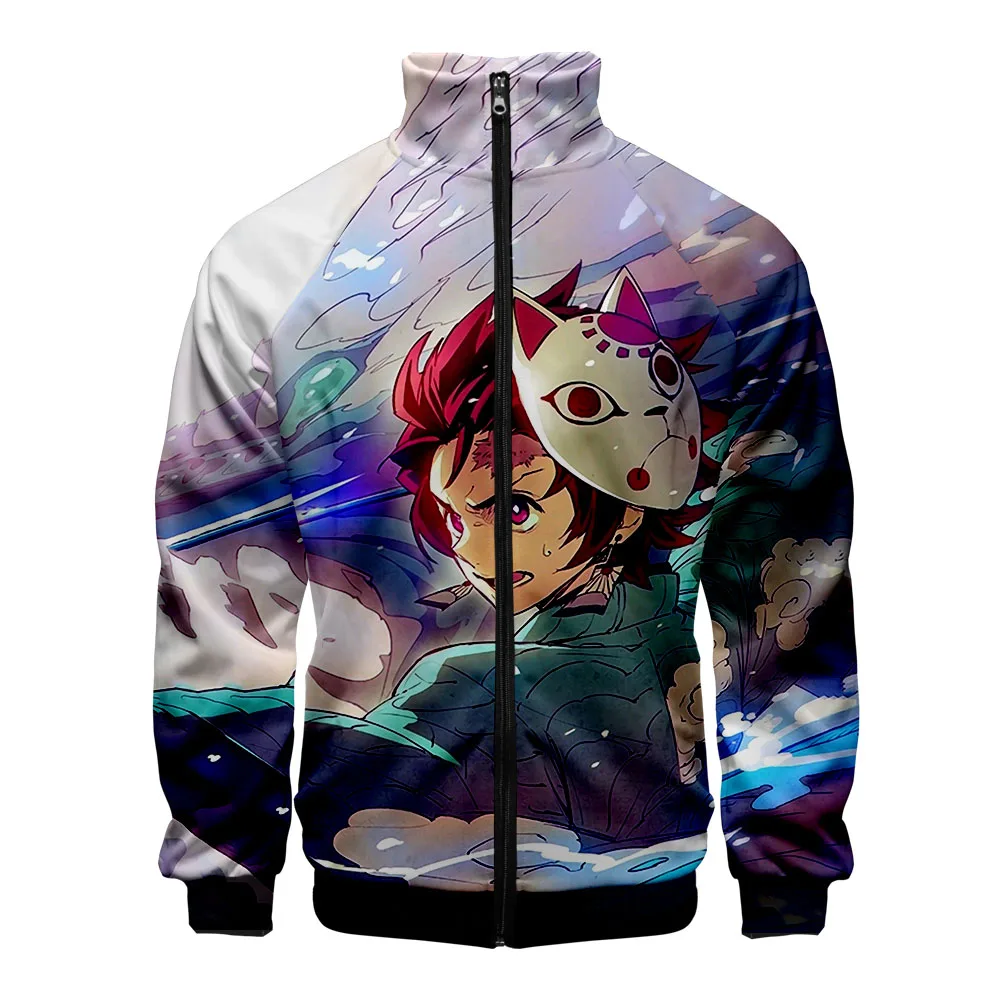 

Кимоно для косплея рассекающее демонов, жакет с воротником-стойкой, кардиган, ветровка, одежда Аниме для женщин и мужчин, костюм для убийцы ...