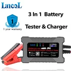 Lancol CAT100 12 В 3 А полностью автоматическое портативное зарядное устройствотестердержатель 8-ступенчатых спасательных и восстановительных батарей