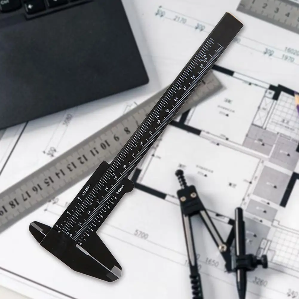 

0-150mm Digital Vernier Calipers Durable ABS Double Scale High Precision Renovation Work Installation Measuring Instruments
