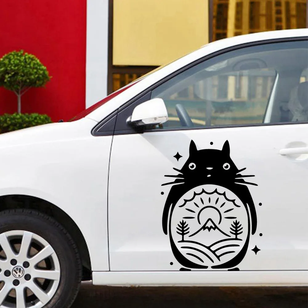 

Lovely Totoro Car Decal Vinyl Car Styling Decal Sticker Art Design Pattern Car Accessories For Windshield Waterproof