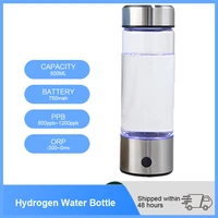 500ml hydrogen water generator750mahmax up to 1200ppbwater ionizer machineusb recharge water filter bottlethree kind style