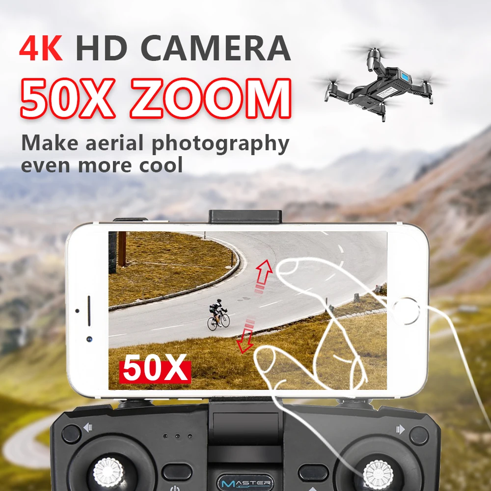 Квадрокоптер S17 с HD камерой 4K Wi Fi FPV 1080P|Радиоуправляемые вертолеты| |