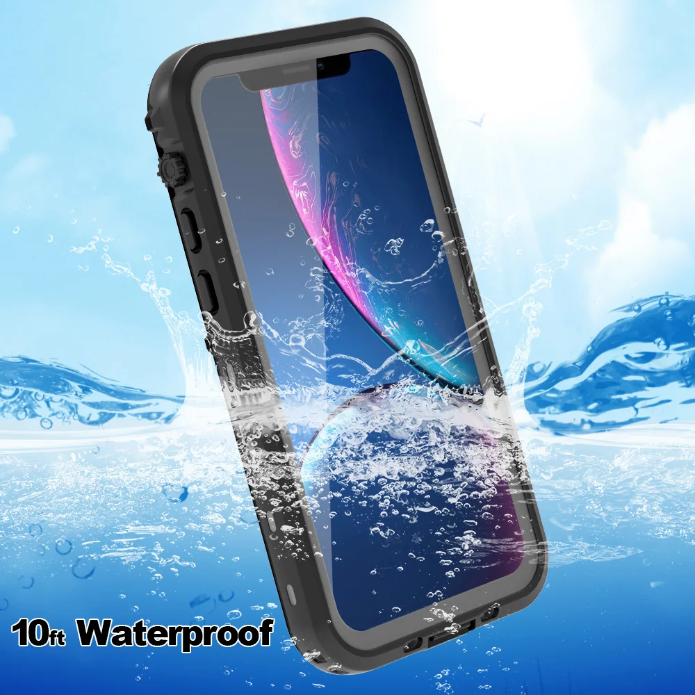 IP69K водонепроницаемый чехол для iPhone 11 открытый противоударный плавания дайвинга