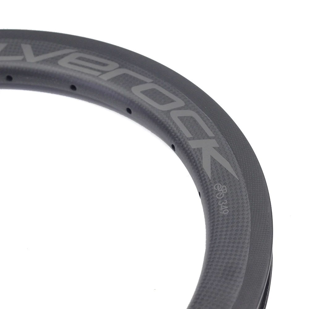 SILVEROCK 16 &quot1 3/8" 349 углеродный обод Plus для складных велосипедных ободов 38 мм