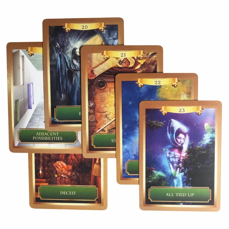 

Energy Oracle Cards English Version Tarots 53-Card Deck Divination Board Game