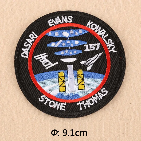 36 1 шт. космическая вышивка железа на Большой пластырь астронавт и НЛО нашивки для одежды нашивка наклейки для сумок аппликации оптом - Цвет: 36