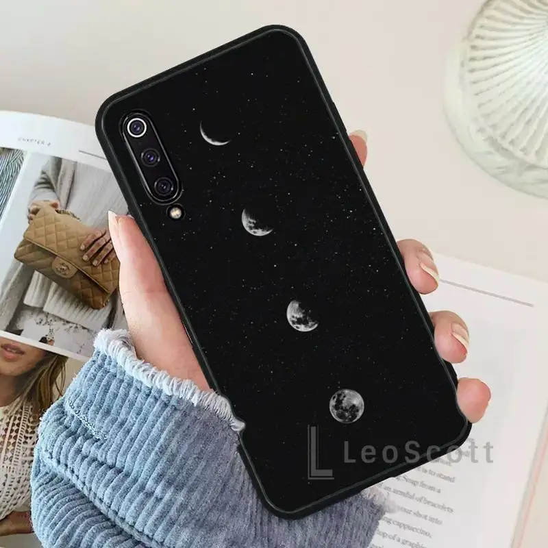 

simple crown space moon heart Phone Case For Xiaomi Redmi 7 9t 9se k20 mi8 max3 lite 9 note 8 9s 10 pro