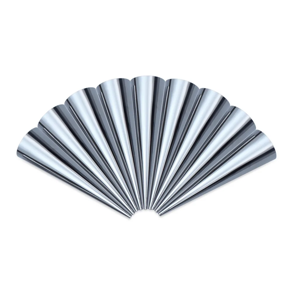 Рог формы 12 шт. большой размер Нержавеющая сталь кондитерский крем коническая