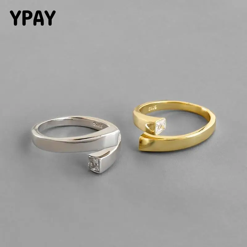 

Кольцо женское из серебра 100% пробы с фианитами, в Корейском стиле, YMR1044