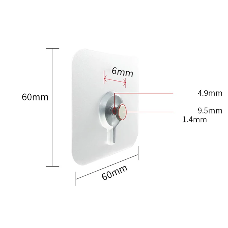 

8PCS/Set Non-Trace Self Adhesive Nails Hook For Photo Frame Hole Hanging Nail Wall Paste Tack Photos Cross Stitch Wall Painting