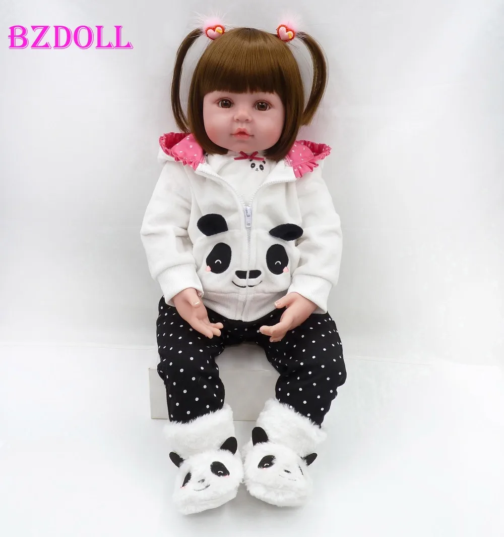 Силиконовая кукла реборн BZDOLL 19 дюймов 48 см|Куклы| |